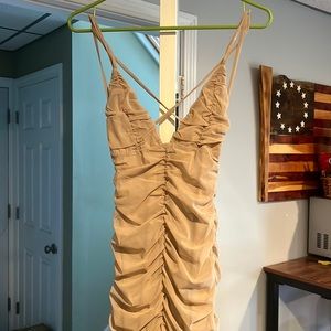 Michael Costello nude dress